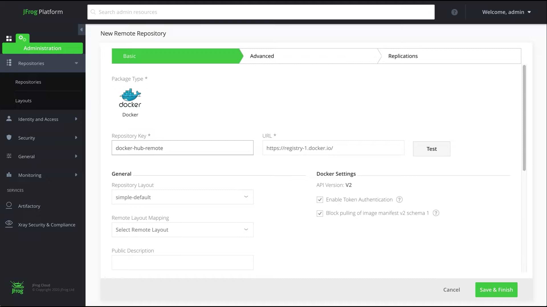 Add remote Docker repository